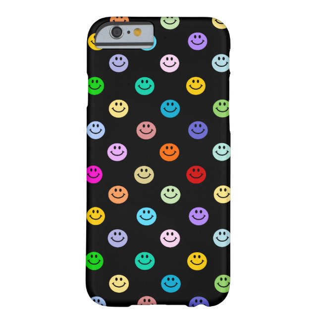 Rainbow Multicolor Face Pattern Case-Mate iPhone Case (Back)