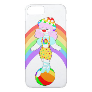 Rainbow Mushroom Clown Girl iPhone / iPad case