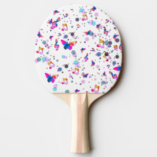 Rainbow Music Dancing Ping Pong Paddle