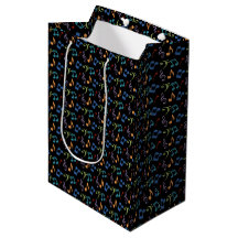 Rainbow Music Notes (Black)