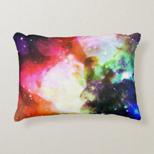 Rainbow Nebula Galaxy Pillow