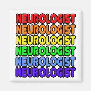 Rainbow Neurologist Magnet