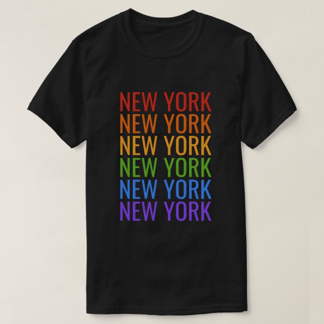 Rainbow NEW YORK shirts & jackets (Design Front)