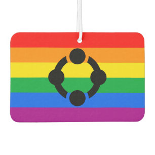 Rainbow Niche Pride Flag Car Air Freshener