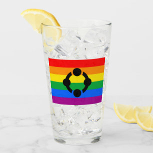 Rainbow Niche Pride Flag Glass
