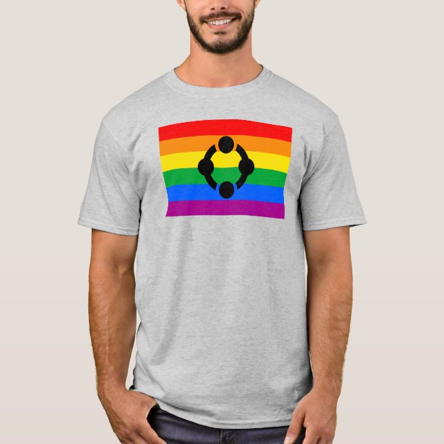 Rainbow Niche Pride Flag T-Shirt (Front)