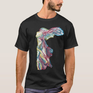 Rainbow Nike of Samothrace Sculpture Art History T-Shirt