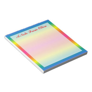 Rainbow Notepad