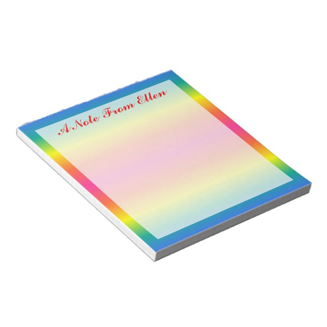 Rainbow Notepad (Angled)