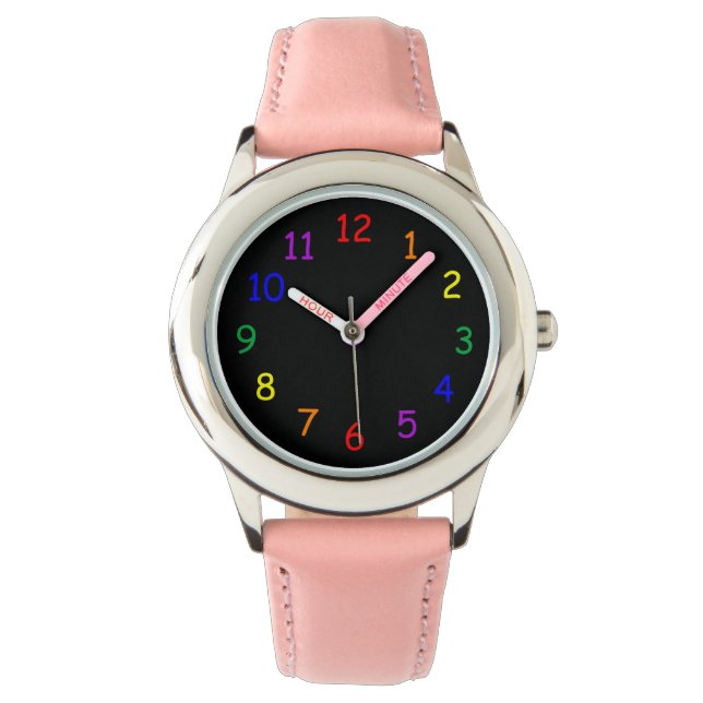 Rainbow Numbers Watch (Front)