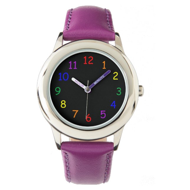 Rainbow Numbers Watch (Front)