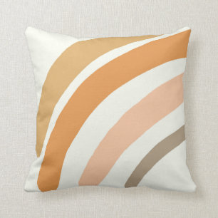 rainbow nursery pillow, boho nursery baby shower cushion