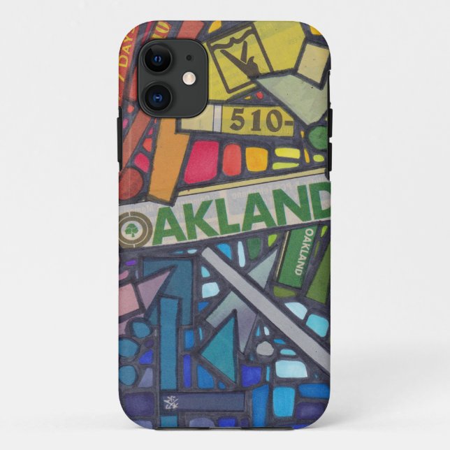Rainbow Oakland Case-Mate iPhone Case (Back)
