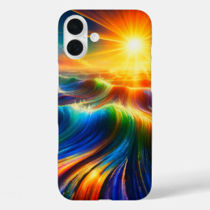 Rainbow Ocean Waves Phone Case
