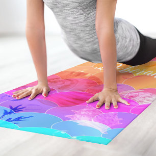 Rainbow Ocean Yoga Mat