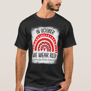 Rainbow October We Wear Red Epidermolysis Bullosa T-Shirt