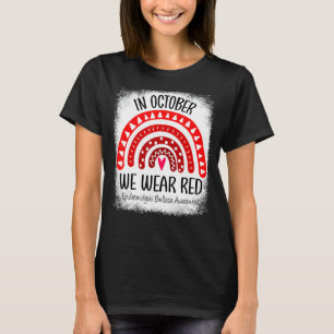 Rainbow October We Wear Red Epidermolysis Bullosa T-Shirt