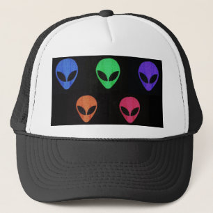 Rainbow of ALIENS hat. Trucker Hat