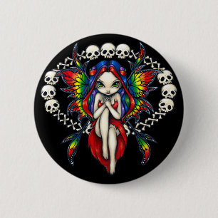 "Rainbow Of Bones" Button