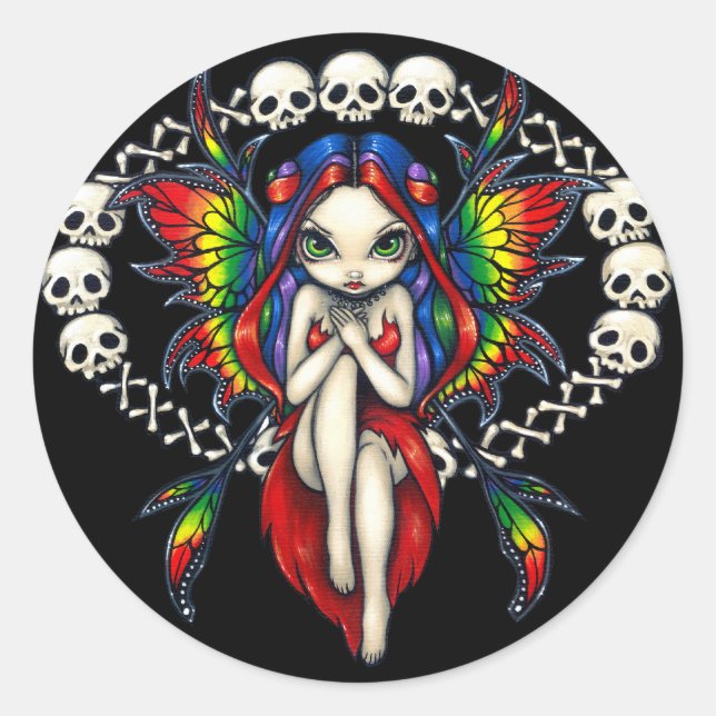 "Rainbow of Bones" Sticker (Front)