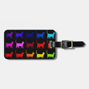 Rainbow Of Cats Luggage Tag