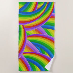 Rainbow of Colour Beach Towel