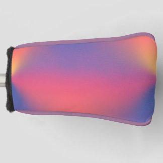 Rainbow of Colours Diamond Shapes Golf Head Cover