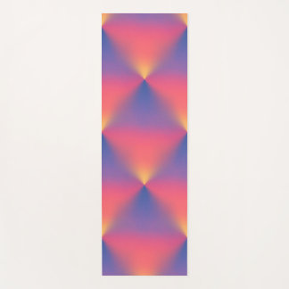 Rainbow of Colours Diamond Shapes Yoga Mat