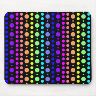Rainbow of Dots mousepad