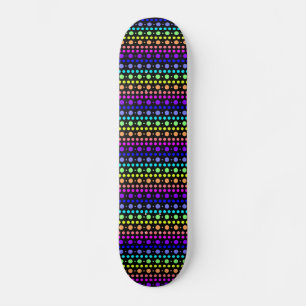 Rainbow of Dots skateboard