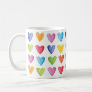 Rainbow of Hearts Mug