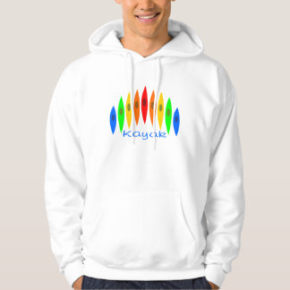 Rainbow of Kayaks Hoodie