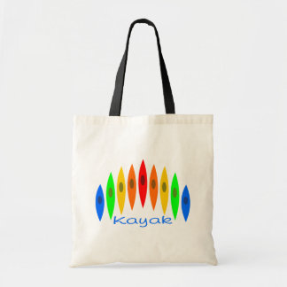 Rainbow of Kayaks Tote Bag