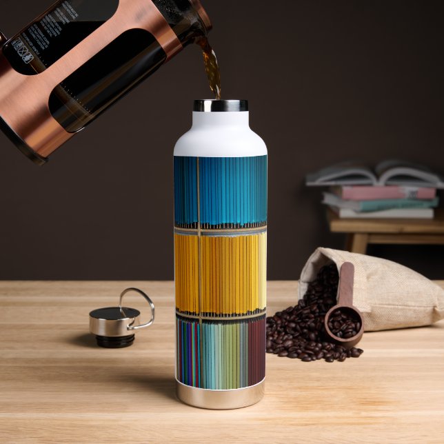 Rainbow of life - Water bottle (Coffee)