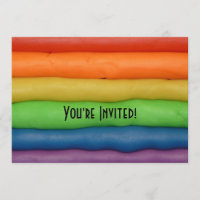 Rainbow of Squishy Dough
