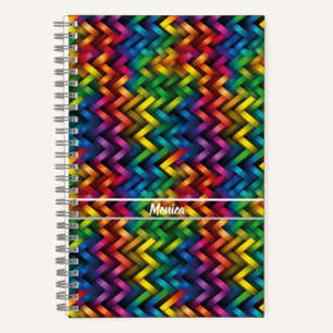 Rainbow of Vibrant Geometry Notebook