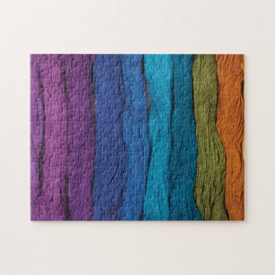 Rainbow of Yarn Jigsaw Puzzle