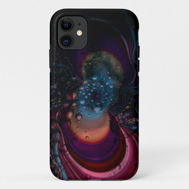 Rainbow Oil Bubbles Case-Mate iPhone Case (Back)