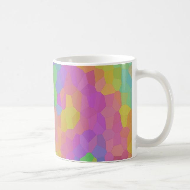 Rainbow Oil Mosaics Coffee Mug (Right)