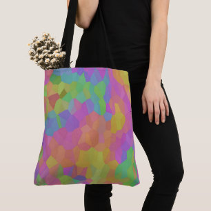 Rainbow Oil Mosaics Tote Bag
