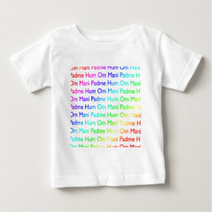 Rainbow Om Mani Padme Hum Baby T-Shirt