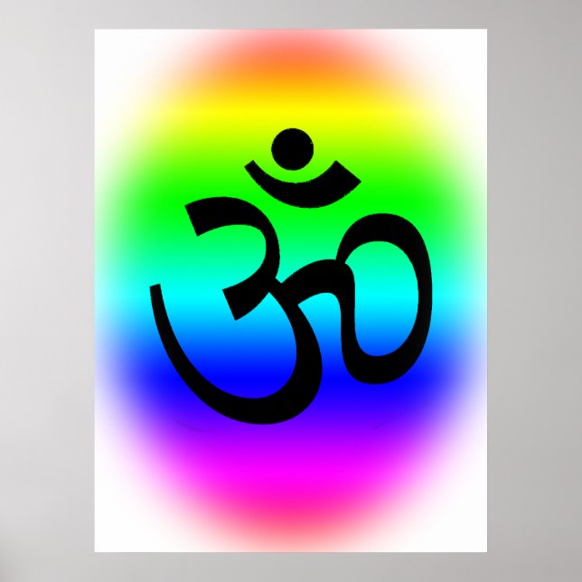 Rainbow Om Poster (Front)