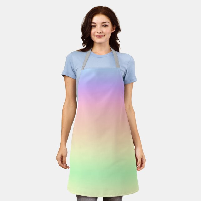 Rainbow Ombre Apron (Worn)
