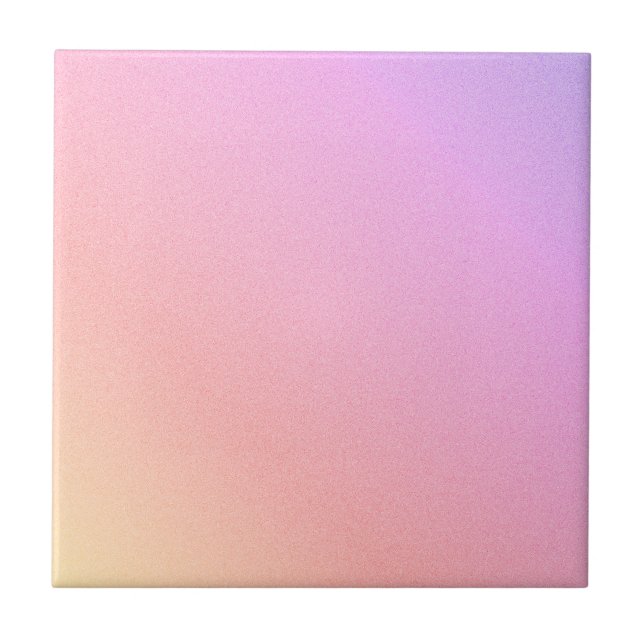 Rainbow Ombre Ceramic Tile (Front)