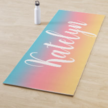Rainbow Ombre Personalised Name