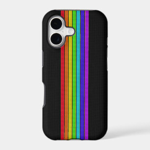 Rainbow on Black iPhone 5 Case