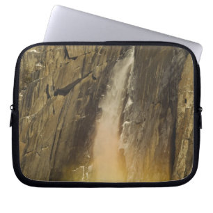 Rainbow on Upper Yosemite Falls in Yosemite Laptop Sleeve