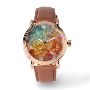 Rainbow Opal watch face