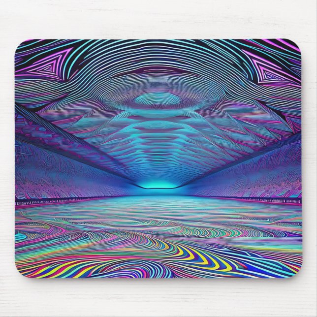 Rainbow Optical Illusion,  Mouse Pad (Front)