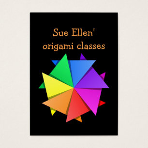 rainbow origami